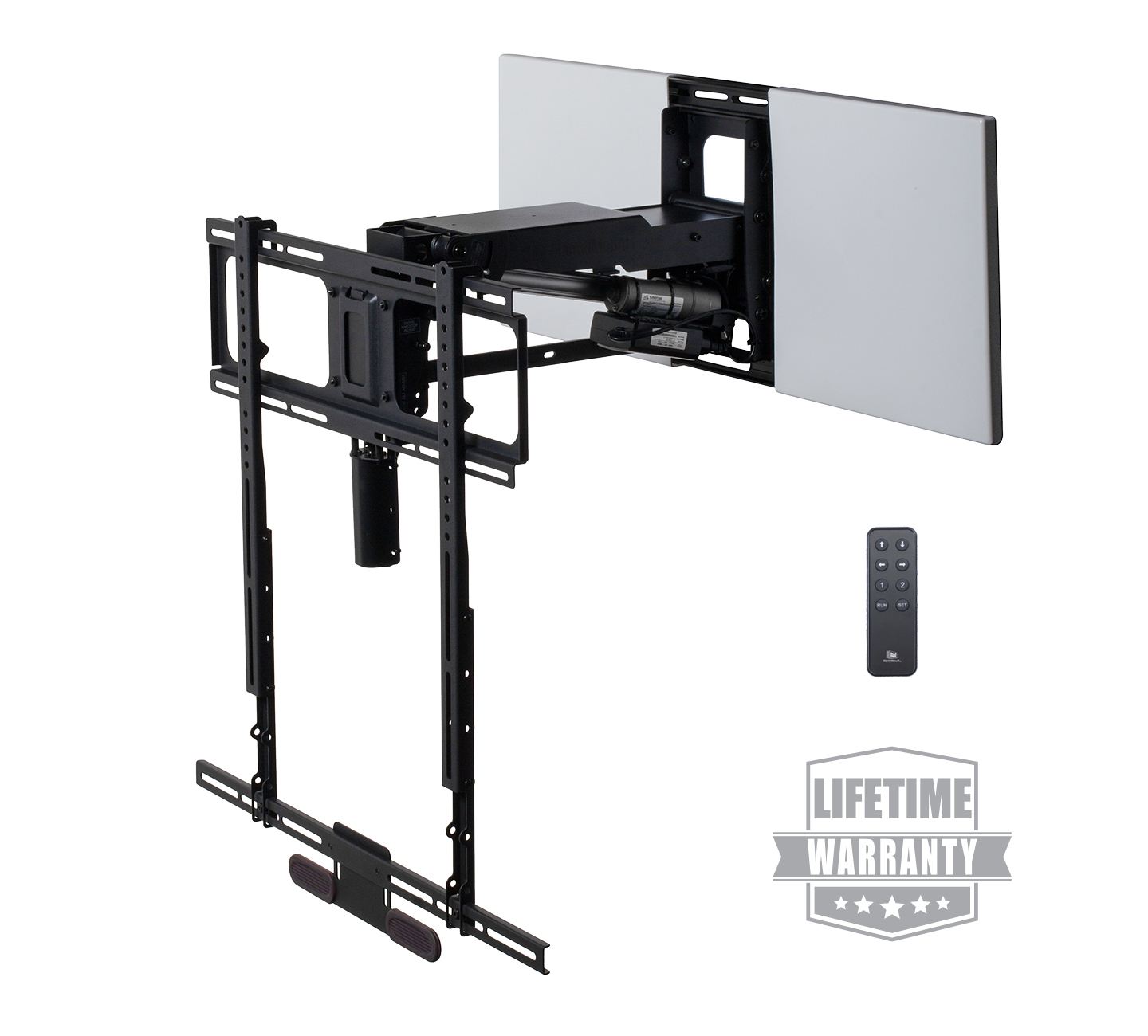 MM815 Motorized Drop Down & Swivel TV Mount