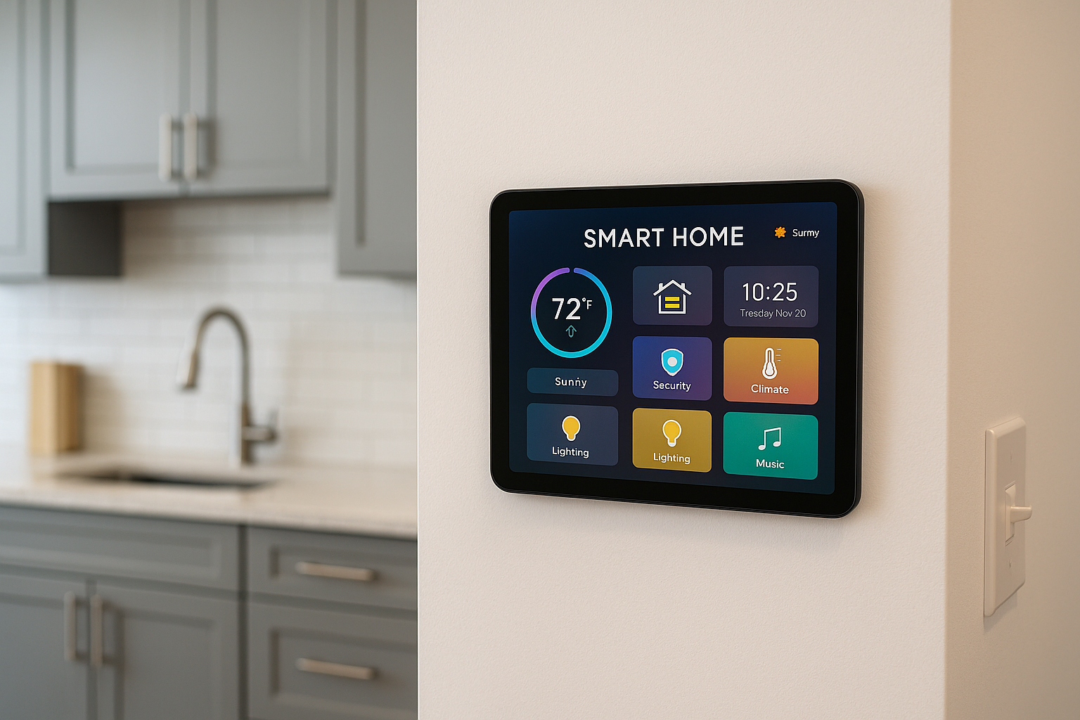 Turn Your Tablet into a Wall-Mounted Smart-Home Hub in Every Room