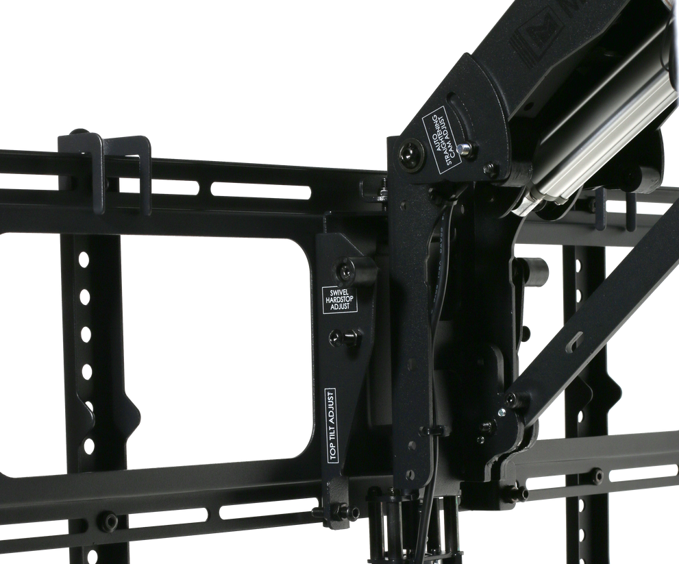MM815 Motorized Drop Down & Swivel Above Fireplace TV Mount